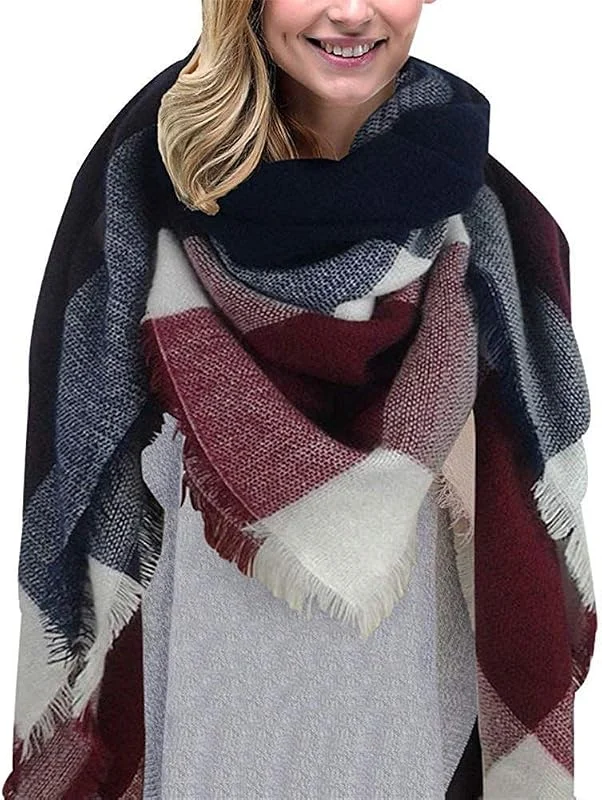 Visita la tienda de HEEKPEK heekpek Bufandas Mujer Invierno Grib Grande Chal Cálido Moda Bufandas Largas de Invierno — Ropa Navidad