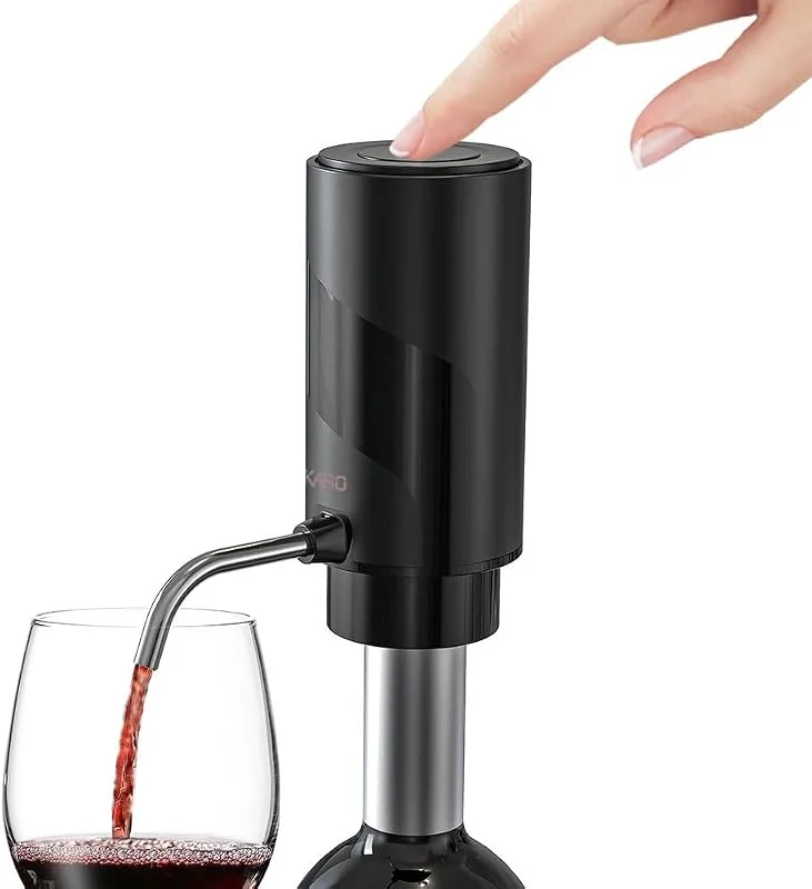 Visita la tienda de AIKARO AIKARO - Aerador-Vertedor de Vino Eléctrico Recargable Decantador Electrónico Automático — Vino y mesa festiva