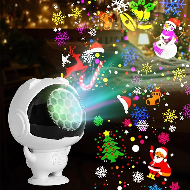 ZARKEET Proyector de luces de Navidad para interiores y exteriores, proyector de luces LED para decoraciones de Navidad, proyector de vacaciones para fiesta de Navidad, actualización de Navidad 2024 — Luces Navidad