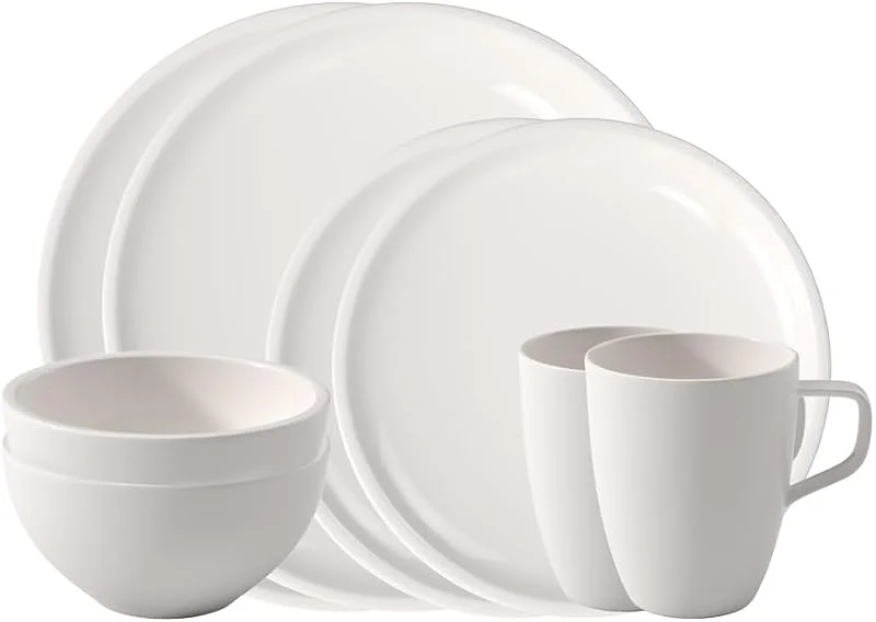 Villeroy & Boch Artesano Original, Primer servicio, 8 piezas, Color Blanco — Adviento y mesa