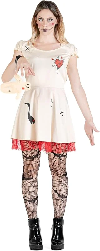 Visita la tienda de Ciao Ciao- Halloween Dolly vestido disfraz chica mujer adulta (Talla única) — Ropa Navidad