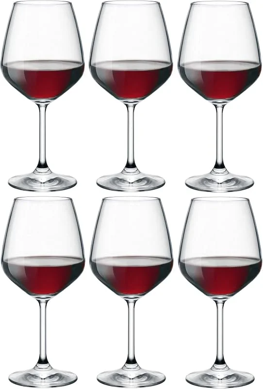 Bormioli Rocco Rocco Bormioli - Vasos Divino de 53 cl – Paquete de 6 Unidades — Vino y mesa festiva
