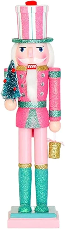 Generisch Figuras decorativas de cascanueces, 38 cm, madera, coleccionables — Decoracion Navidad