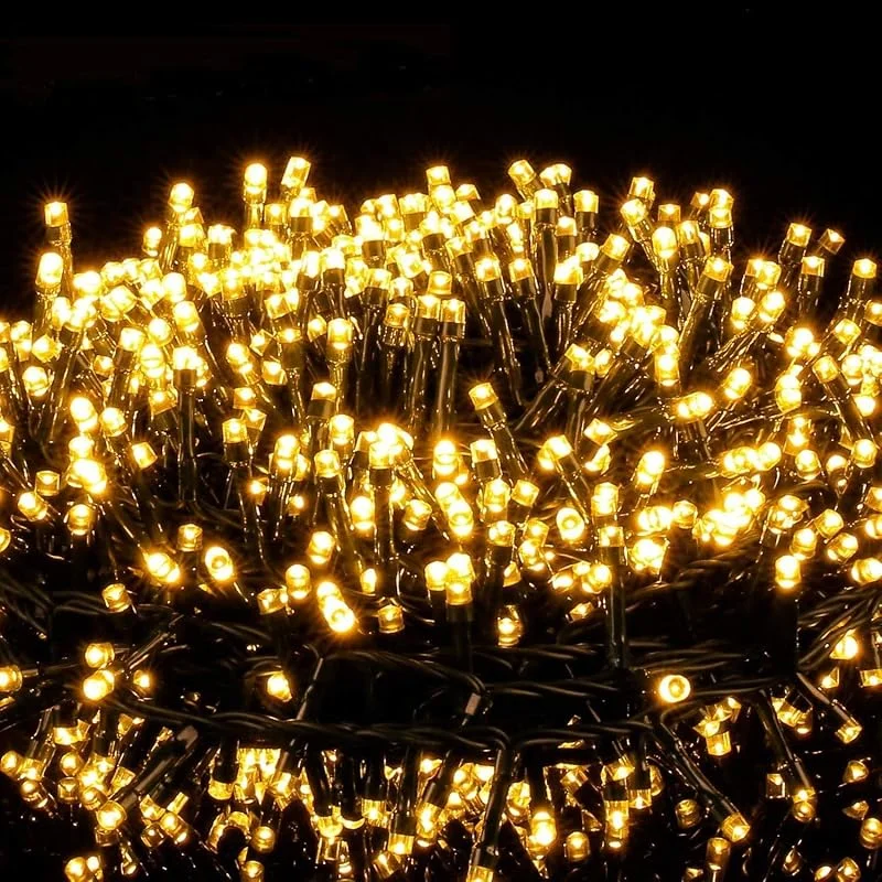 Visita la tienda de Avoalre Avoalre Luces Navidad Exterior 25M 1000LED, Luz Arbol Navidad 8 Modos iP44 Impermeables Luces Decoracion para Exterior Interior Fiesta Boda Jardín Casa, Blanco Cálido — Decoracion Navidad