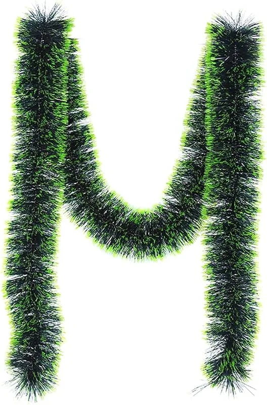 Duories Guirnalda de Navidad artificial de 6m, guirnalda navide?a, guirnalda de Navidad, guirnalda de árbol de Navidad, guirnalda de abeto, guirnalda decorativa para árbol de Navidad, decoración de boda, color verde — Decoracion Navidad