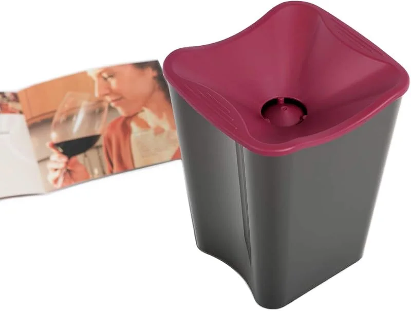Visita la tienda de Koala Koala Escupidera de Cata 2 en 1 con Función de Cubitera – 2, 5 L, para 1-2 Botellas – Apilable, Reutilizable – Ideal para Eventos, Vino y Hostelería - Color Negro y Burdeos — Vino y mesa festiva