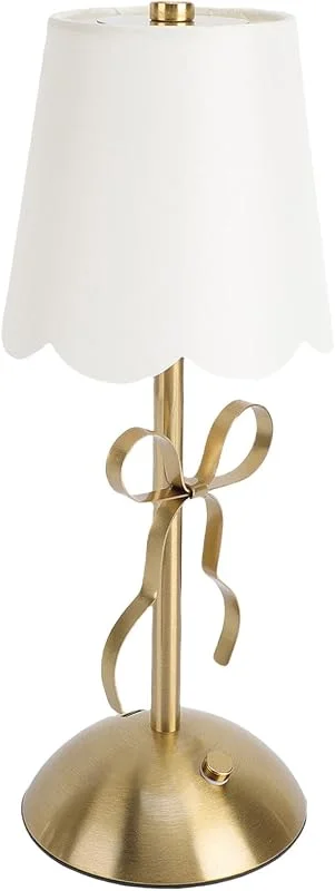 Visita la tienda de CCYLEZ CCYLEZ Lámpara de Mesa con Lazo Inalámbrico, Lámpara de Escritorio Recargable con Interruptor Táctil, para de Color y Brillo, Lámpara de Noche Decorativa Ajustable — Cena a la luz de velas