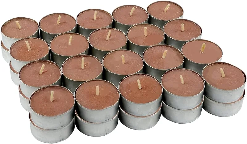 Visita la tienda de Etrexonline Pack de 40 Velas de Té Perfumadas, Duración de 4.5 Horas, Ideales para Aromaterapia, Decoración y Relax (Aroma de Canela en Rama) — Cena a la luz de velas