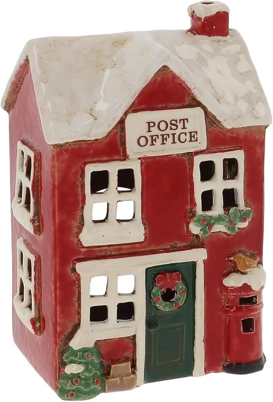 Shudehill Giftware Village Pottery - Portavelas de Navidad — Adviento y mesa