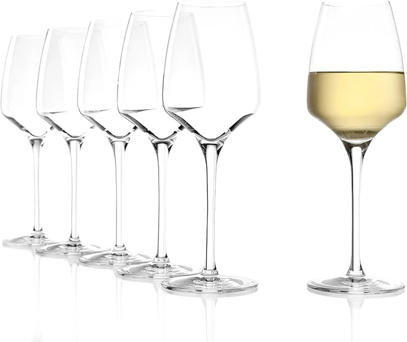 Stölzle Lausitz Copas para vino blanco Experience de Stölzle Lausitz, de 285 ml, juego de 6, aptas para lavavajillas — Vino y mesa festiva