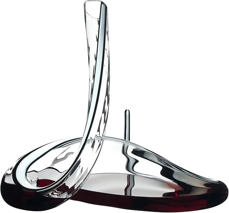 RIEDEL Decantador Mamba Ópticos Negros Blancos Negros — Vino y mesa festiva
