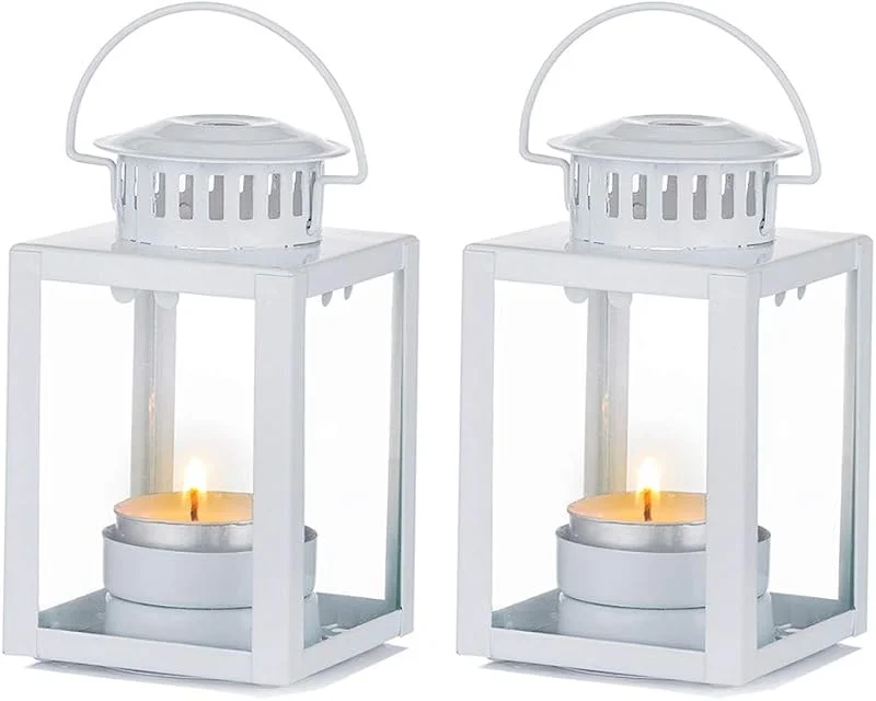 Visita la tienda de Nuptio Linternas Decorativas, 2 Piezas Linternas de Velas Candelabros de Luz de Té para Interiores, Linternas de Jardín Colgantes Candelabro Linterna para Fiesta de Cumpleaños Boda Centro de Mesa SPA — Cena a la luz de velas