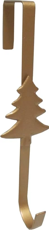 Christmas Concepts® Christmas Metal Hanger - Gold Tree Design - 29cm — Decoracion Navidad