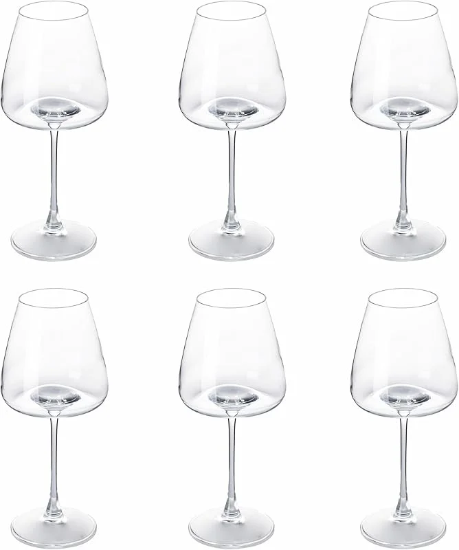 Villa d'Este Home Tivoli 1996 Tasting - Juego de 6 copas de vino de 612 ml — Vino y mesa festiva