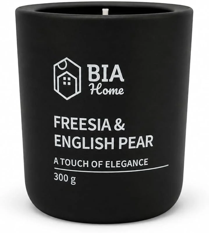 BIA Home Elena - Vela perfumada (cera de soja, 300 g) — Cena a la luz de velas