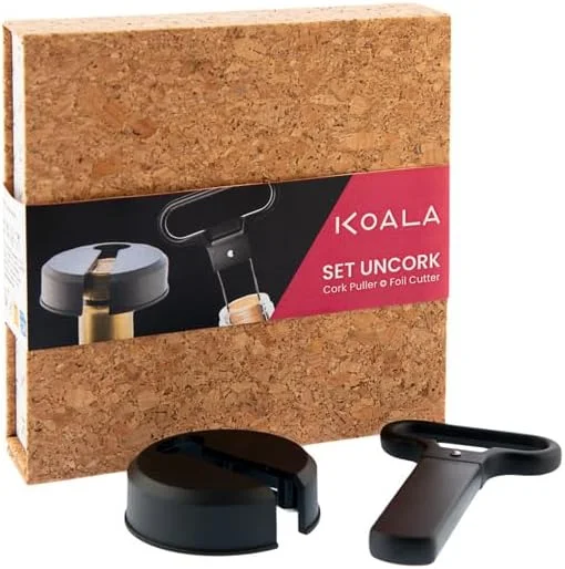 Visita la tienda de Koala KOALA Set UnCork CP Sacacorchos de Láminas para Vinos Viejos — Vino y mesa festiva