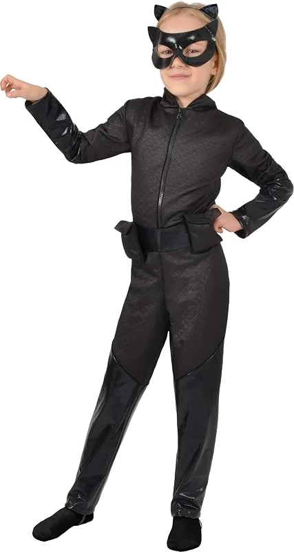 Visita la tienda de Ciao Ciao- Catwoman Disfraz niña Original DC Comics (Talla 8-10 años) — Ropa Navidad