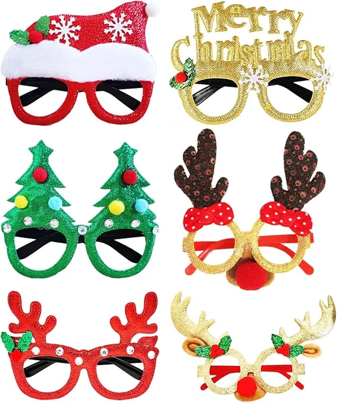 LMSHOWOWO Marco de Gafas de Navidad — Ropa Navidad