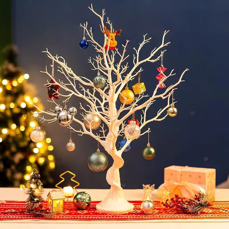 Visita la tienda de Sziqiqi Sziqiqi Arboles Artificiales Blanco 80cm: Árbol Decorativo de Navidad — Decoracion Navidad