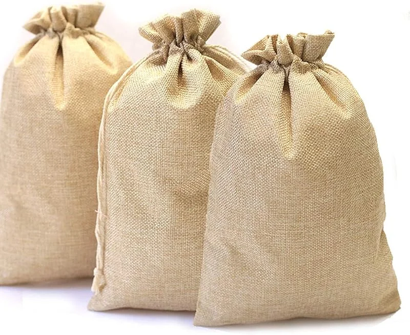 DAHI Saquitos de yute para calendario de Adviento, 12 unidades, regalos para bodas, compromisos, calendario de Adviento (marrón) — Adviento y mesa