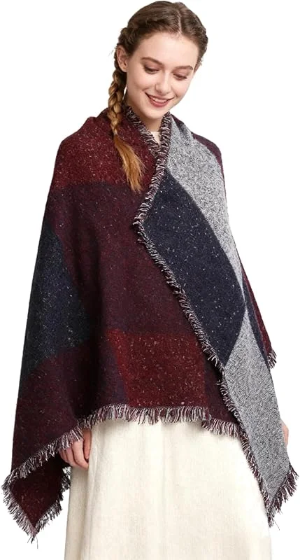 Visita la tienda de Miss Lulu Miss Lulu S6427 Bufanda Mujer (Pack de 1) — Ropa Navidad