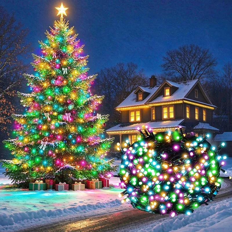 Visita la tienda de Ulinek Luces Navidad Exterior, 100M 1000LED Guirnaldas Luces Multicolor