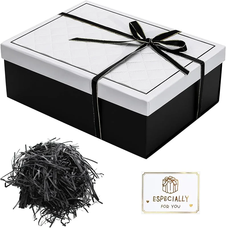 Visita la tienda de XWCHASA Cajas de Regalo con Tapas, Caja de Regalo con Tapas y Cinta, Caja de Regalos Premium Especialmente Diseñadas para Cumpleaños, Navidad, Día de San Valentín — Envoltorio regalo
