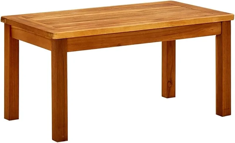 Visita la tienda de vidaXL vidaXL Mesa de Centro de jardín Madera Maciza de Acacia 70x40x36 cm — Decoracion Navidad