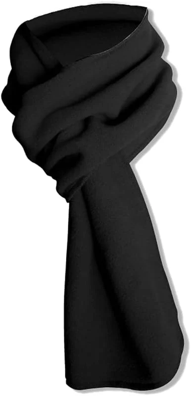 ZEPFJHE Bufanda de forro polar cálida de moda, suave, ligera, color sólido, para otoño e invierno, para mujeres, hombres, niñas y niños — Ropa Navidad