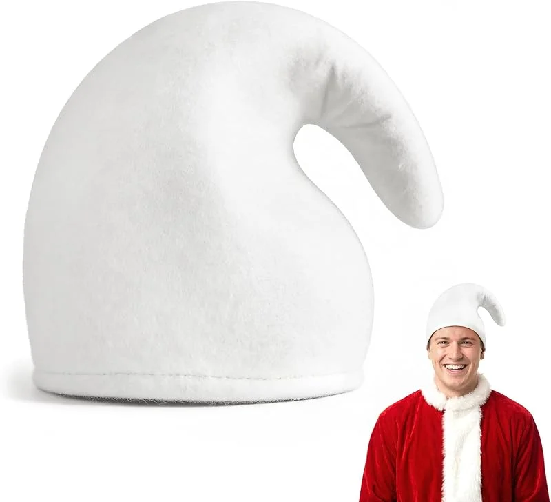 Lysjoy Sombreros de Enano Adulto, Elfo Sombrero, Gorro y Sombrero de Gnomo de Carnaval Gorro Puntiagudo de Papá Noel Gorro de Elfo Disfraces Divertidos para Adultos Halloween — Ropa Navidad