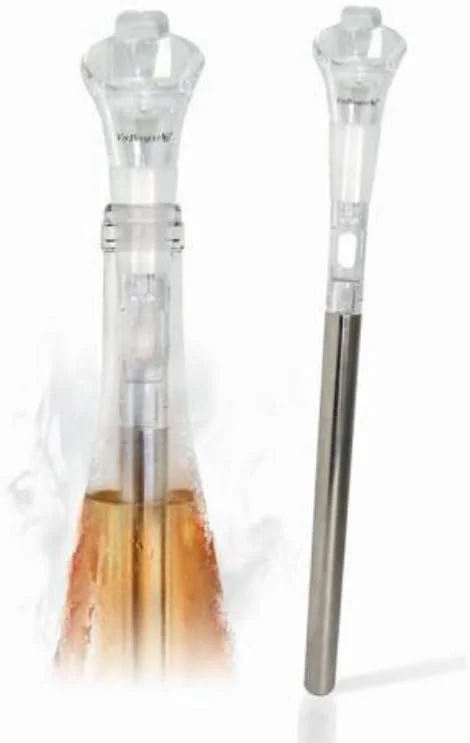 Visita la tienda de VB VIN BOUQUET Vin Bouquet FIE 012 - Chillstick Acero Inoxidable, Enfriar, Tapar y Servir, Reutilizable — Vino y mesa festiva