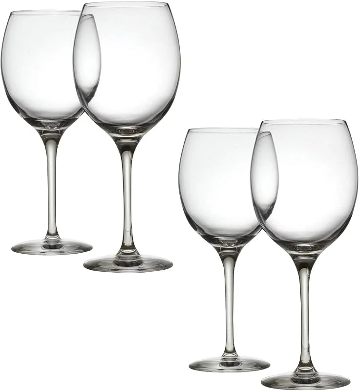 Visita la tienda de Alessi ALESSI Mami XL Set 4 Vasos Vino Blanco Vidrio CRISTALINO — Vino y mesa festiva
