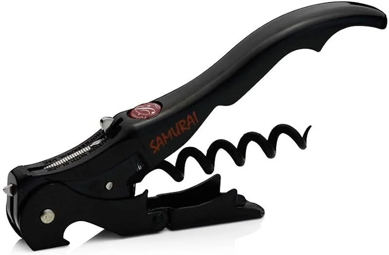 Visita la tienda de Pulltap's PULLTAP'S GENUINE Sacacorchos de dos tiempos Premium para uso profesional Slider 150 SAMURAI, Patentado y fabricado en España — Vino y mesa festiva