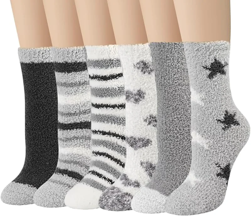 Visita la tienda de flintronic flintronic Calcetines Térmicos Para Mujer, Calcetines De Forro Polar Coral De Invierno, A Rayas, Ligeros, Deportivos, Casuales — Ropa Navidad