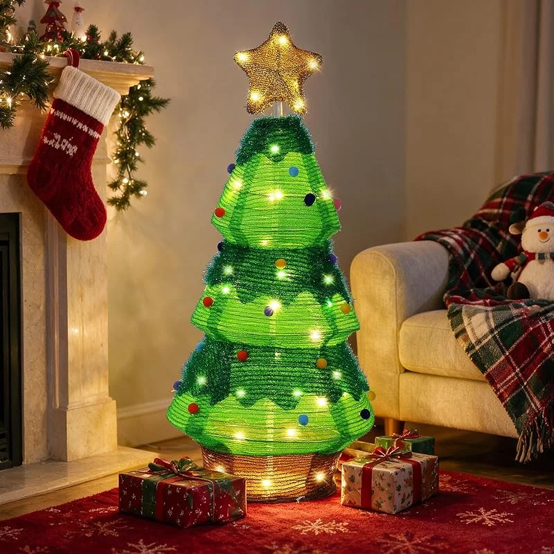 Visita la tienda de GlobaLink GlobaLink Árbol de Navidad Plegable Decorativo 78CM — Decoracion Navidad
