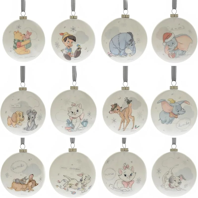 Widdop and Co Disney Magical Beginnings - Juego de 12 bolas — Decoracion Navidad