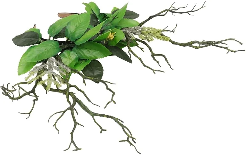Desconocido Diadema de reno con hojas de tela para niña, mujer, bosque, hada, corona de flores, corona de elfos, accesorios para el cabello para Navidad, Halloween, carnaval — Ropa Navidad