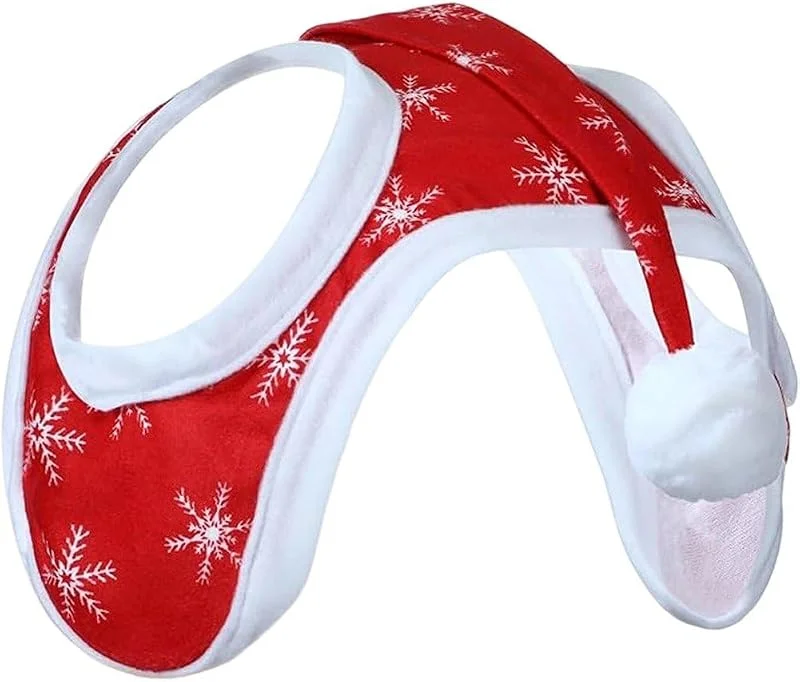Fopytu Gorro De Papá Noel para Caballo, Gorro Navideño De Papá Noel para Caballo, Accesorio De Disfraz Navideño para Caballo — Ropa Navidad
