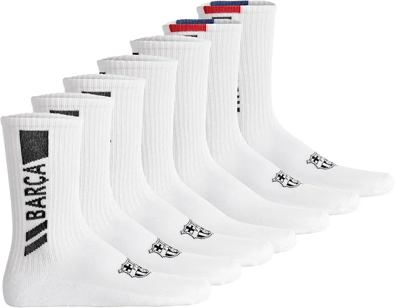 FC Barcelona Calcetines Unisex, Pack 7 — Decoracion Navidad