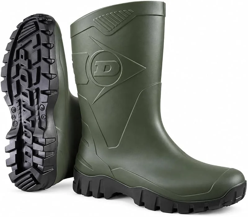 Visita la tienda de DUNLOP Dunlop Botas de caucho Dee Calf – Botas de agua de caña media para mujer y hombre – Impermeables, ligeras y cómodas – Tallas 37-47 — Ropa Navidad
