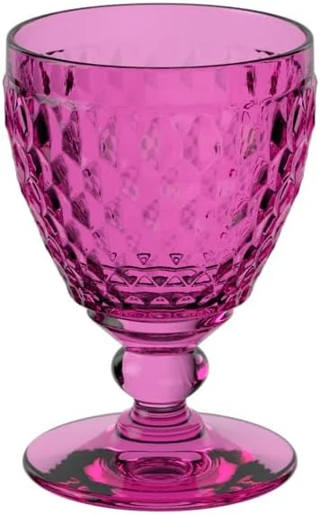 Villeroy & Boch - Boston Berry copa de vino blanco, 125 ml, copa de cristal para vino blanco, apta para lavavajillas, rosa — Vino y mesa festiva