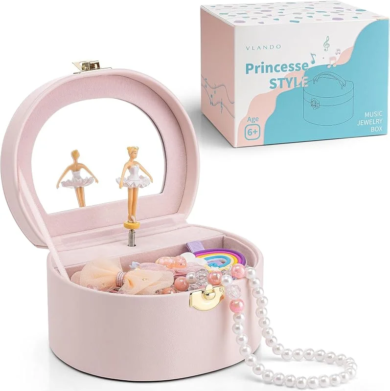 Visita la tienda de VLANDO VLANDO Joyero niña con bailarina, caja de musica para niños — Envoltorio regalo
