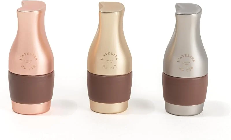 L'Atelier du Vin - Tapones de Conservación para Botellas de Vino - Estuche de 3 — Vino y mesa festiva
