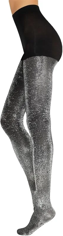 Visita la tienda de CALZITALY CALZITALY Medias Opaca Lurex Dorado, Plateado, Cobre, Azul, Borgoña, Leopardo, Medias de Lunares, Medias Brillantes, S, M, L, XL, 20, 60 DEN, Made in Italy — Ropa Navidad