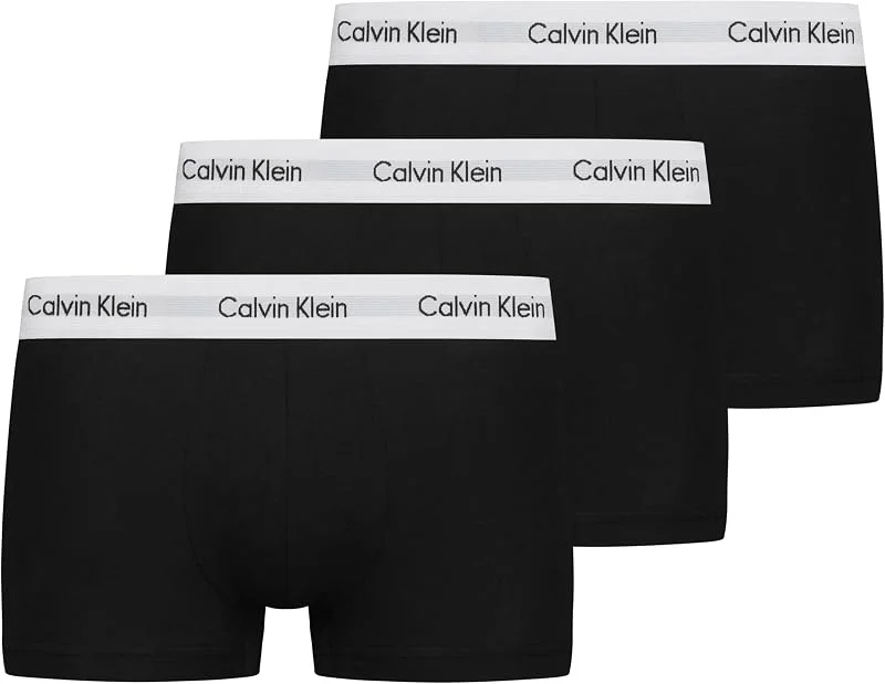 Calvin Klein Calzoncillos bóxer Hombre Pack de 3 Low Rise Trunks Ropa Interior — Ropa Navidad