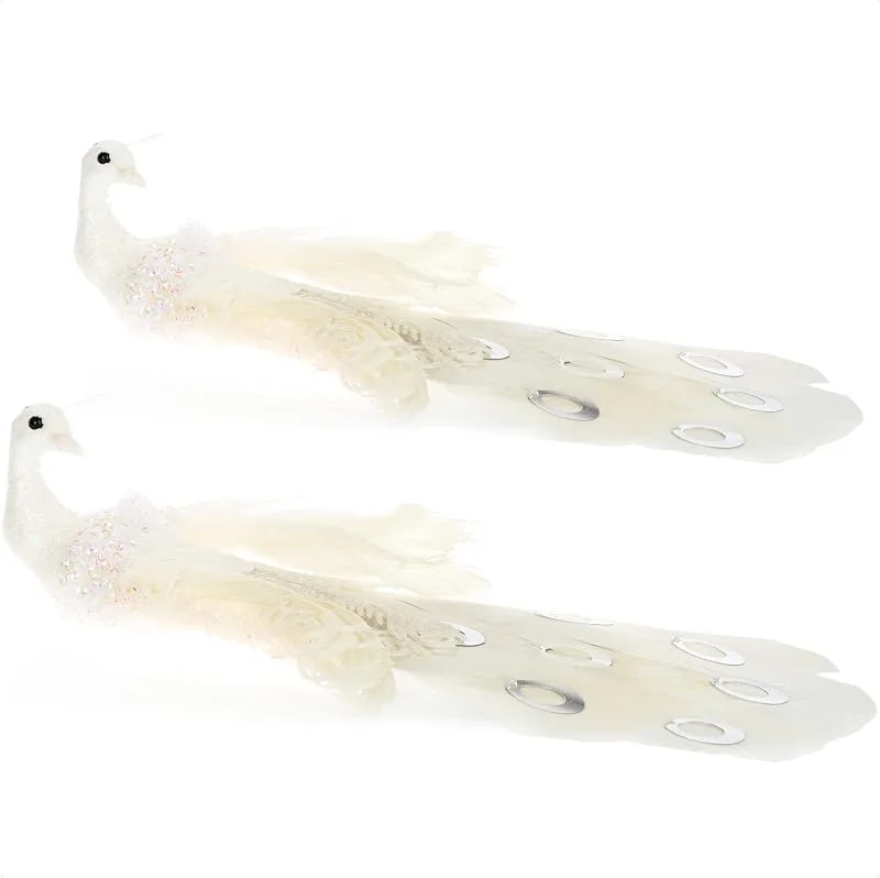 Visita la tienda de com-four COM-FOUR® 2X Decoraciones para árboles de Navidad pájaro Decorativo — Decoracion Navidad