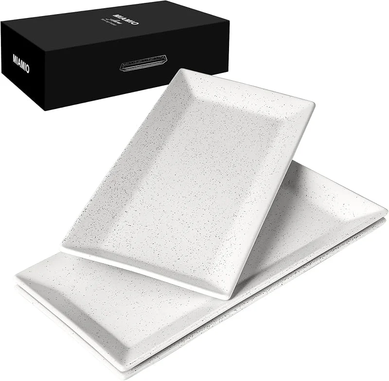 Visita la tienda de MIAMIO MIAMIO - Juego de 3 Fuentes de Cerámica, Platos Rectangulares para Servir con el Pavo de Acción de Gracias y Navidad - Apto para Microondas, Lavavajillas y Horno - Colección Aura (30 x 15 cm) — Hogar y cocina