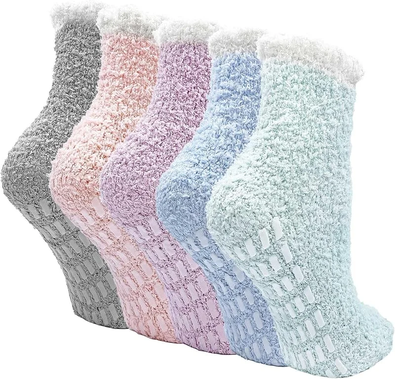 Visita la tienda de PUTUO PUTUO Calcetines Invierno Antideslizantes para Mujer: Calcetines de Casa Termicos Cálidos para Mujer Calcetines Gruesos para Dormir Regalos para Navidad 5 Pares 35-41 — Decoracion Navidad