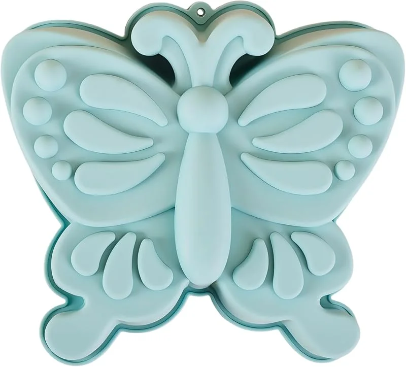 WishesMar Moldes de Silicone para Tartas Forma de Ranura de Mariposa - Antiadherente Molde de Forma Especial para Repostería, Pan, Bizcocho, Gelatina Grande, Hornear — Hogar y cocina