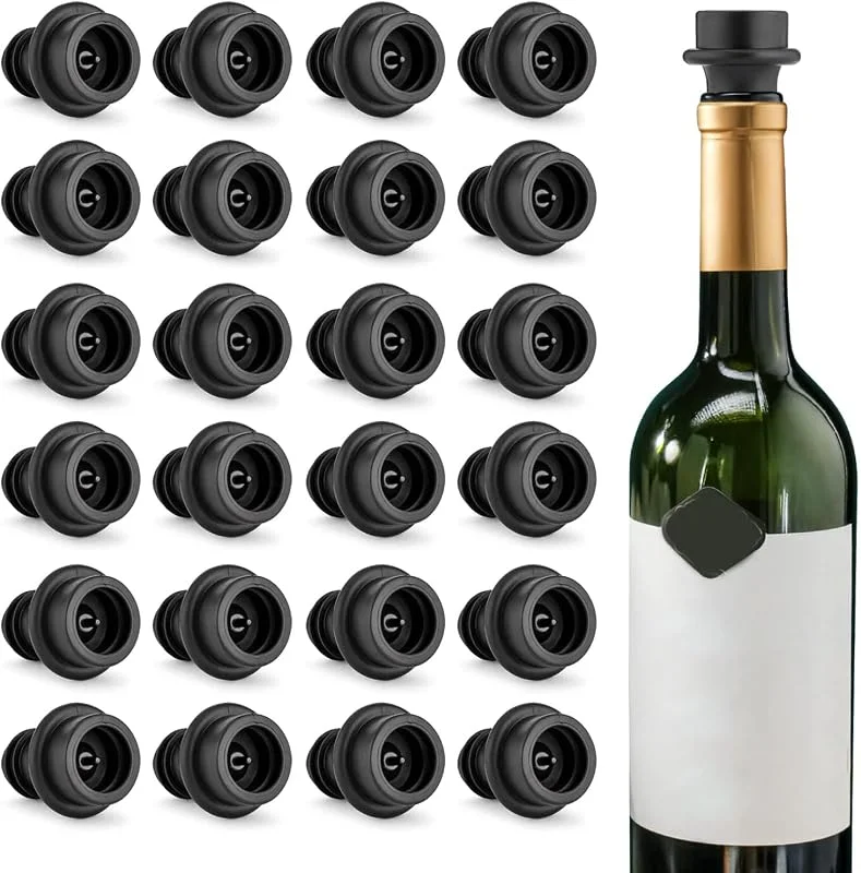 Visita la tienda de WOTOR WOTOR Tapones de vino para vacío, protector de vino de silicona y — Vino y mesa festiva